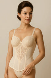 Nestnwear Lace Line Longline Bra – Elegant Support with a Perfect Fit