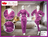 Two Hearts 2 piece Silk Pajama Shirt And Soft Fabric